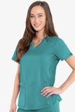 7459 V-NECK SHIRTTAIL TOP (Size: XS-3X)